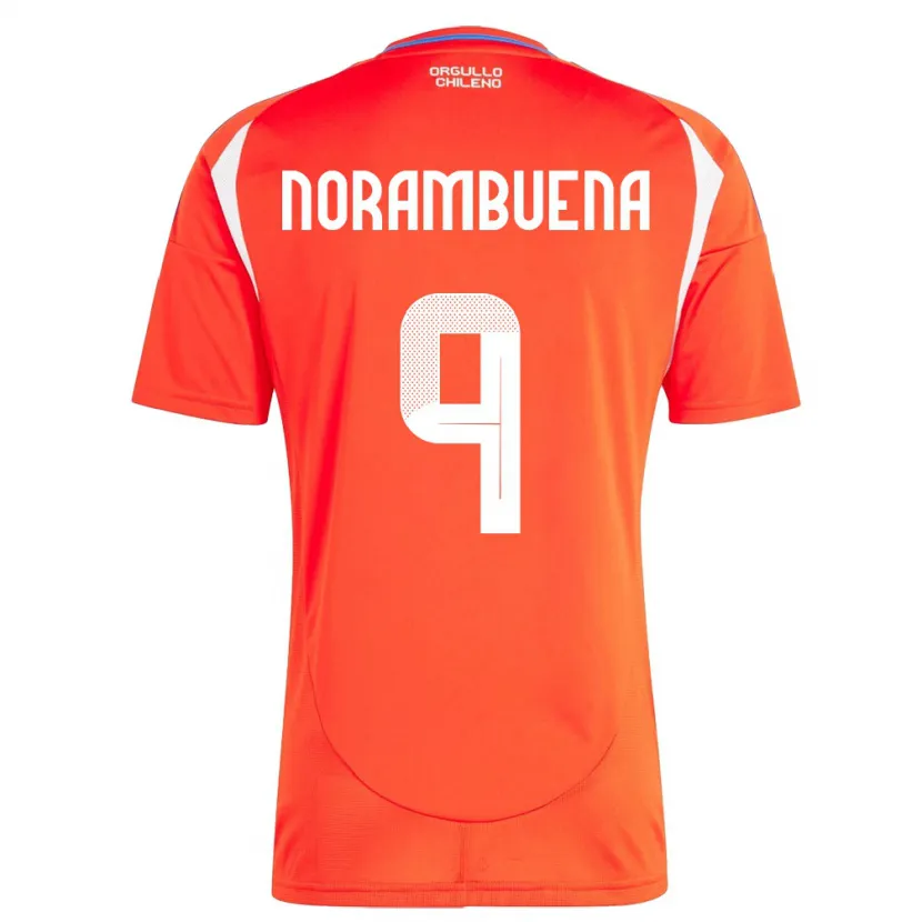 Danxen Damen Chile Gabriel Norambuena #9 Rot Heimtrikot Trikot 24-26 T-Shirt Schweiz