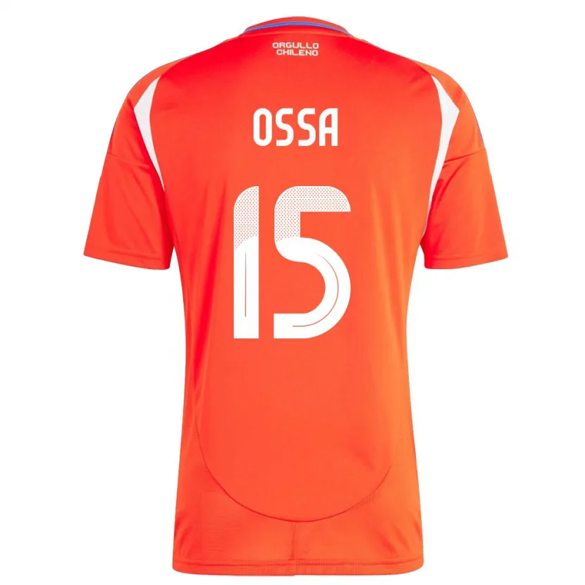 Danxen Damen Chile Diego Ossa #15 Rot Heimtrikot Trikot 24-26 T-Shirt Schweiz