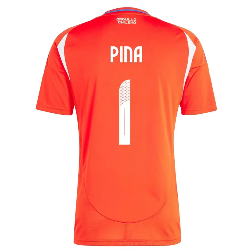 Danxen Damen Chile Cristóbal Piña #1 Rot Heimtrikot Trikot 24-26 T-Shirt Schweiz