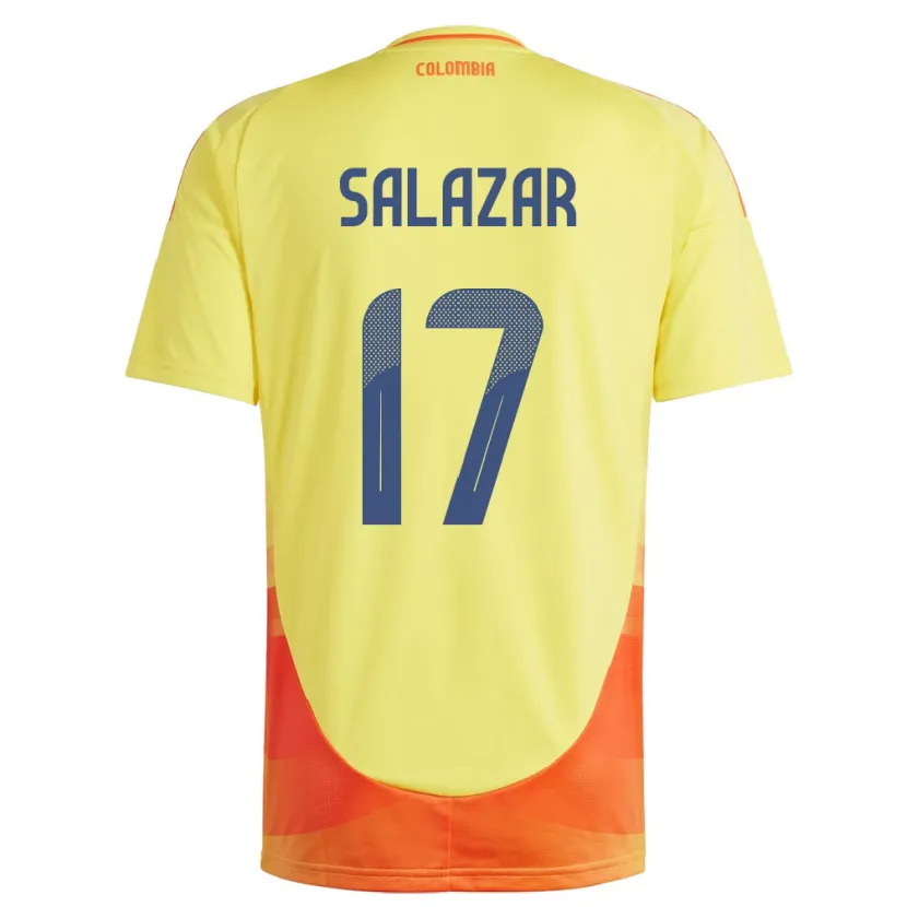 Danxen Damen Kolumbien Andrés Salazar #17 Gelb Heimtrikot Trikot 24-26 T-Shirt Schweiz