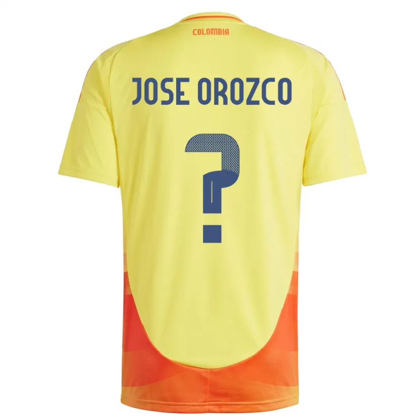 Danxen Damen Kolumbien Juan José Orozco #0 Gelb Heimtrikot Trikot 24-26 T-Shirt Schweiz
