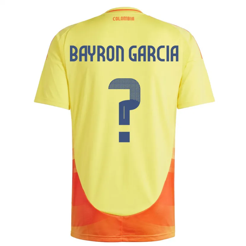 Danxen Damen Kolumbien Bayron García #0 Gelb Heimtrikot Trikot 24-26 T-Shirt Schweiz