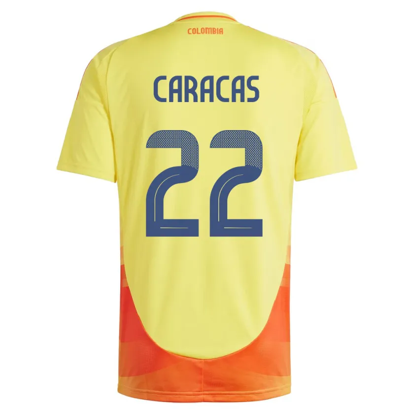 Danxen Damen Kolumbien Daniela Caracas #22 Gelb Heimtrikot Trikot 24-26 T-Shirt Schweiz