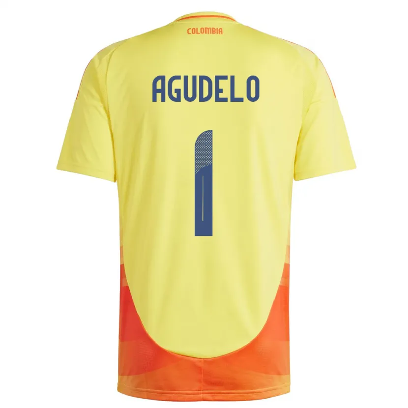 Danxen Damen Kolumbien Luisa Agudelo #1 Gelb Heimtrikot Trikot 24-26 T-Shirt Schweiz