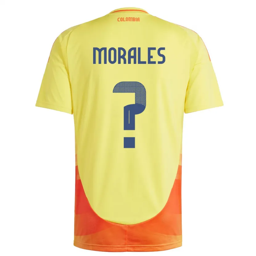 Danxen Damen Kolumbien María Morales #0 Gelb Heimtrikot Trikot 24-26 T-Shirt Schweiz