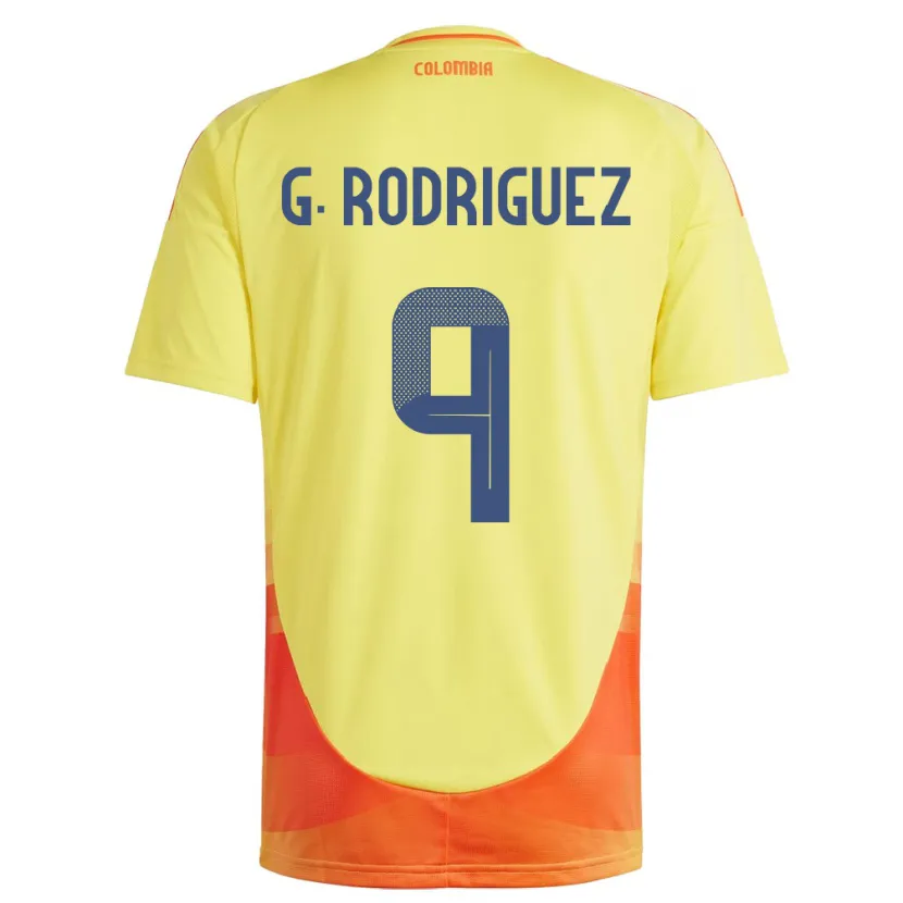 Danxen Damen Kolumbien Gabriela Rodríguez #9 Gelb Heimtrikot Trikot 24-26 T-Shirt Schweiz