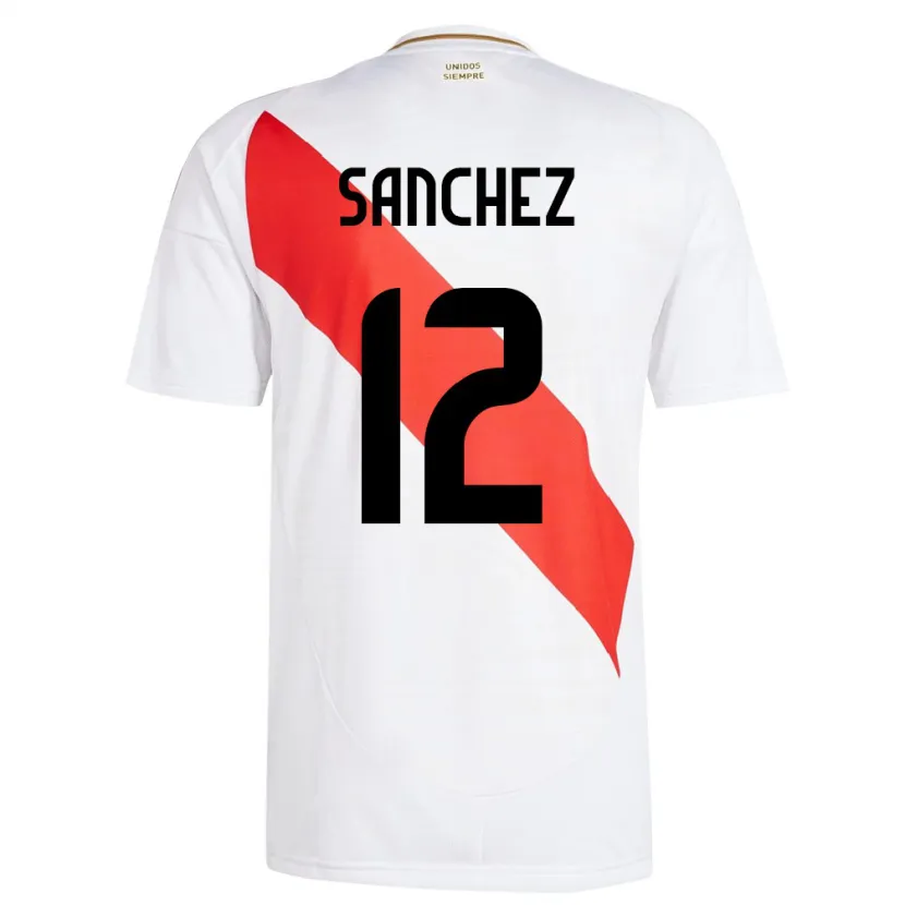 Danxen Damen Peru Maryory Sánchez #12 Weiß Heimtrikot Trikot 24-26 T-Shirt Schweiz