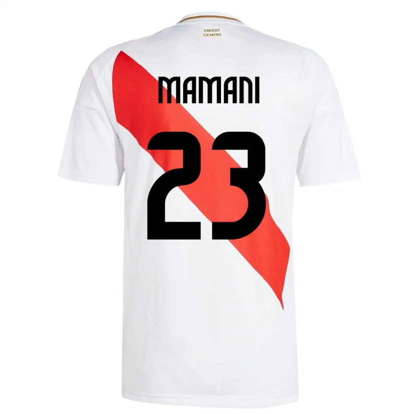 Danxen Damen Peru Julia Mamani #23 Weiß Heimtrikot Trikot 24-26 T-Shirt Schweiz