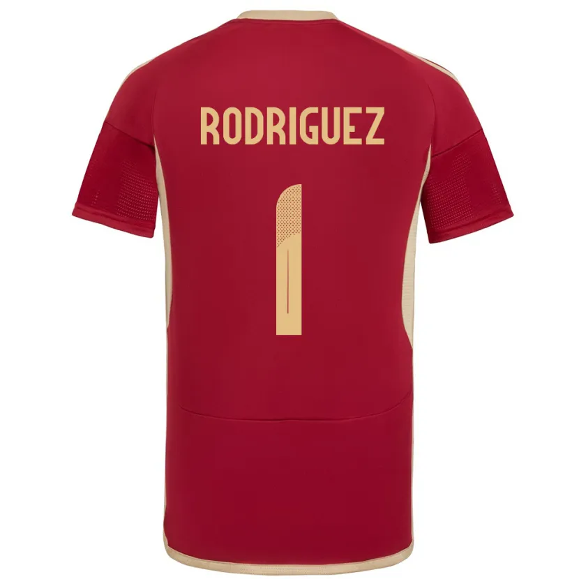 Danxen Damen Venezuela Samuel Rodriguez #1 Burgund Heimtrikot Trikot 24-26 T-Shirt Schweiz
