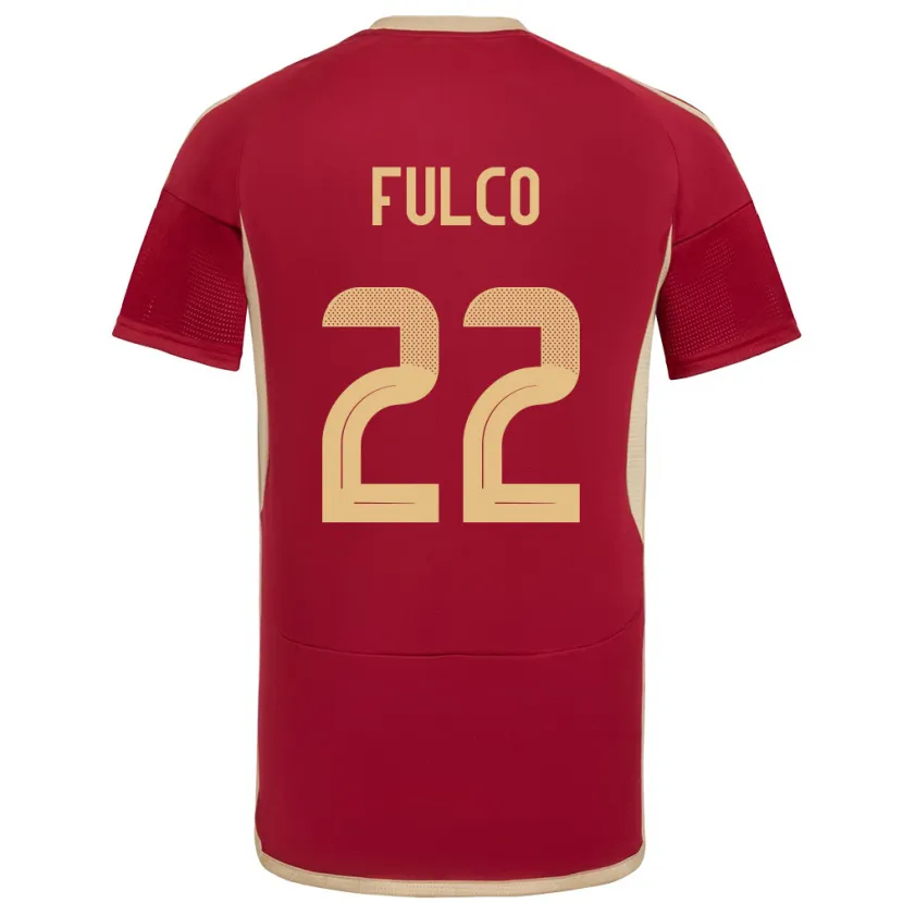 Danxen Damen Venezuela Pedro Fulco #22 Burgund Heimtrikot Trikot 24-26 T-Shirt Schweiz