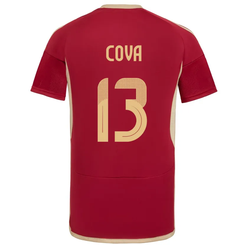 Danxen Damen Venezuela Alejandro Cova #13 Burgund Heimtrikot Trikot 24-26 T-Shirt Schweiz