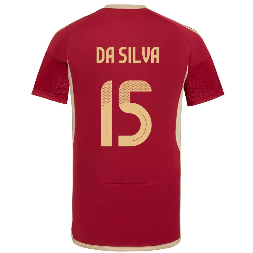 Danxen Damen Venezuela Cesar Da Silva #15 Burgund Heimtrikot Trikot 24-26 T-Shirt Schweiz