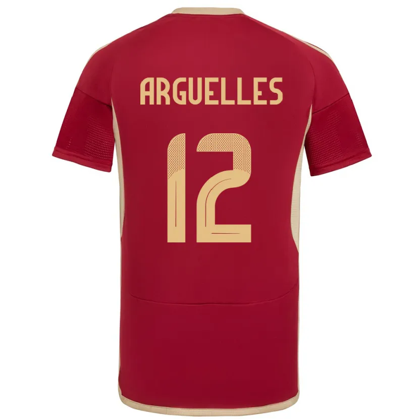 Danxen Damen Venezuela Wilmary Argüelles #12 Burgund Heimtrikot Trikot 24-26 T-Shirt Schweiz