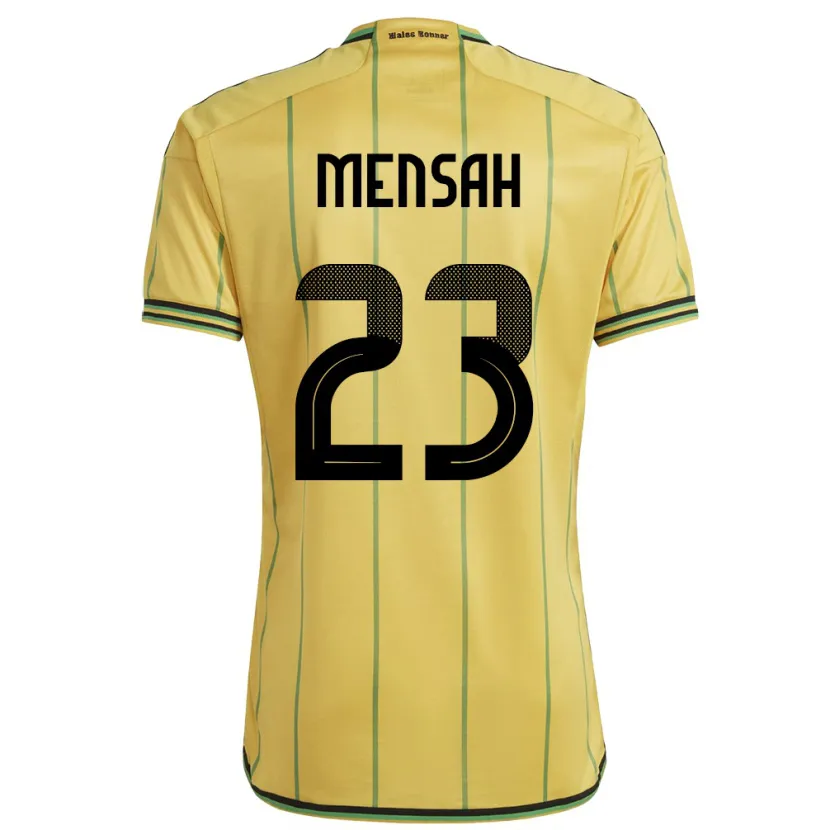 Danxen Damen Jamaika Serena Mensah #23 Gelb Heimtrikot Trikot 24-26 T-Shirt Schweiz