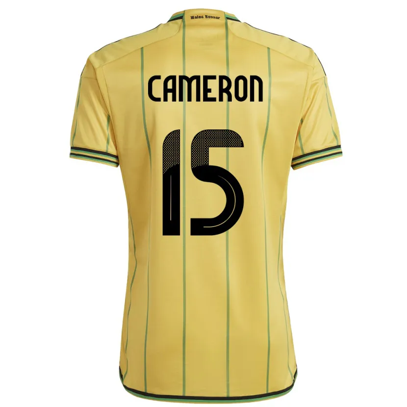 Danxen Damen Jamaika Tiffany Cameron #15 Gelb Heimtrikot Trikot 24-26 T-Shirt Schweiz