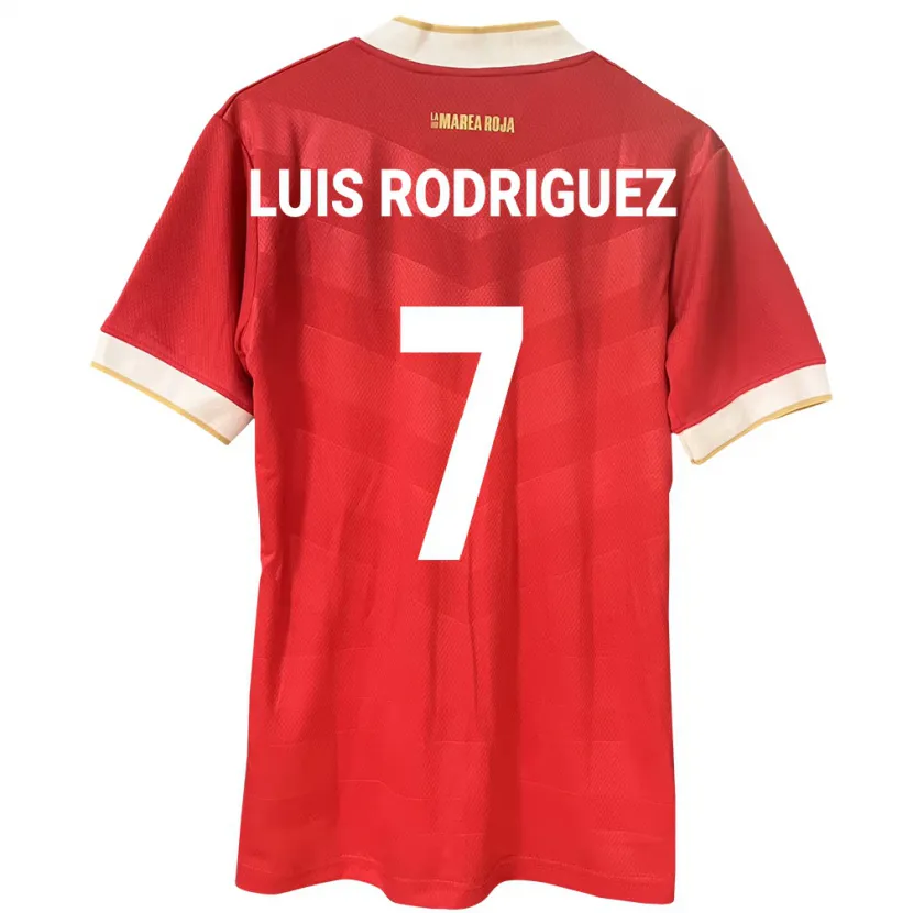 Danxen Damen Panama José Luis Rodríguez #7 Rot Heimtrikot Trikot 24-26 T-Shirt Schweiz