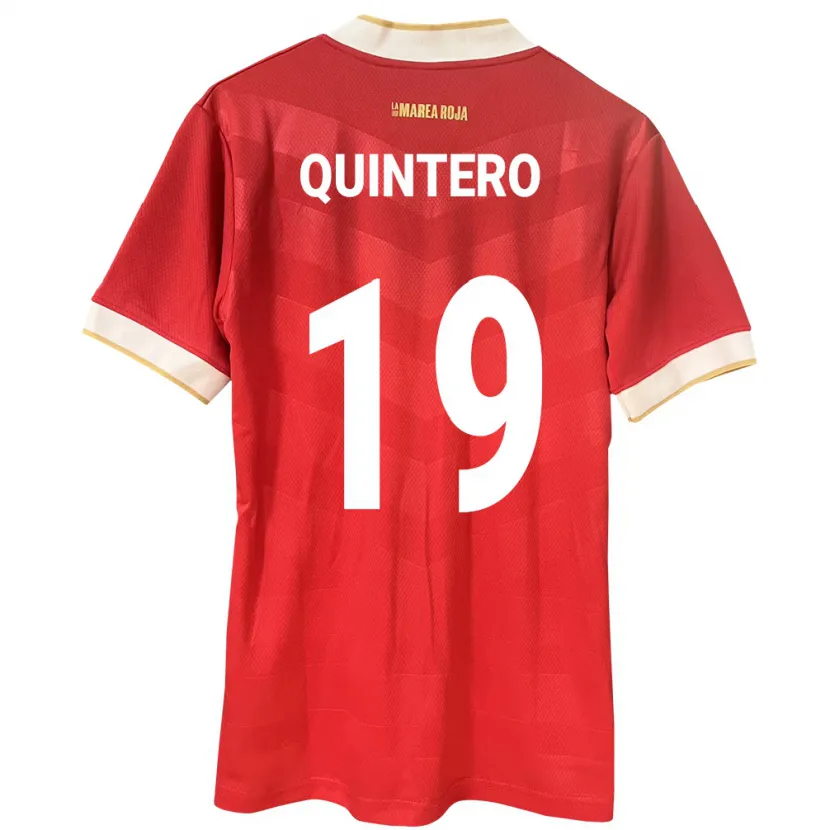 Danxen Damen Panama Alberto Quintero #19 Rot Heimtrikot Trikot 24-26 T-Shirt Schweiz