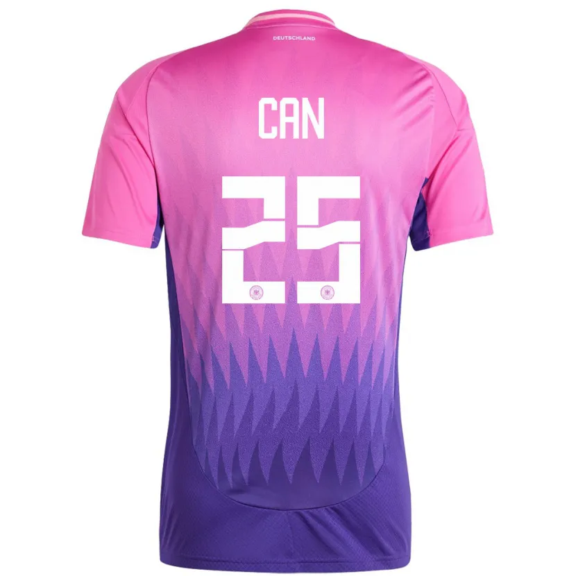 Danxen Damen Deutschland Emre Can #25 Pink Lila Auswärtstrikot Trikot 24-26 T-Shirt Schweiz