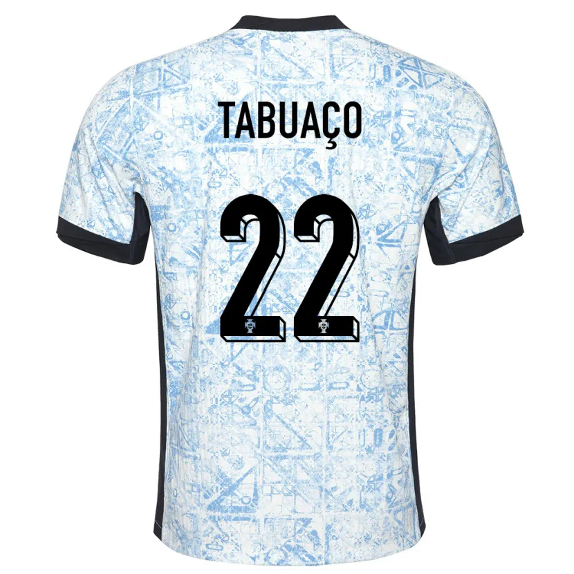 Danxen Damen Portugal Goncalo Tabuaco #22 Cremeblau Auswärtstrikot Trikot 24-26 T-Shirt Schweiz