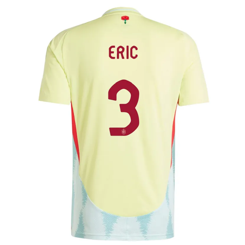 Danxen Damen Spanien Eric Garcia #3 Gelb Auswärtstrikot Trikot 24-26 T-Shirt Schweiz
