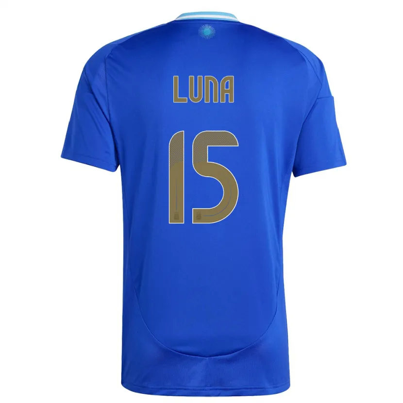 Danxen Damen Argentinien Alex Luna #15 Blau Auswärtstrikot Trikot 24-26 T-Shirt Schweiz