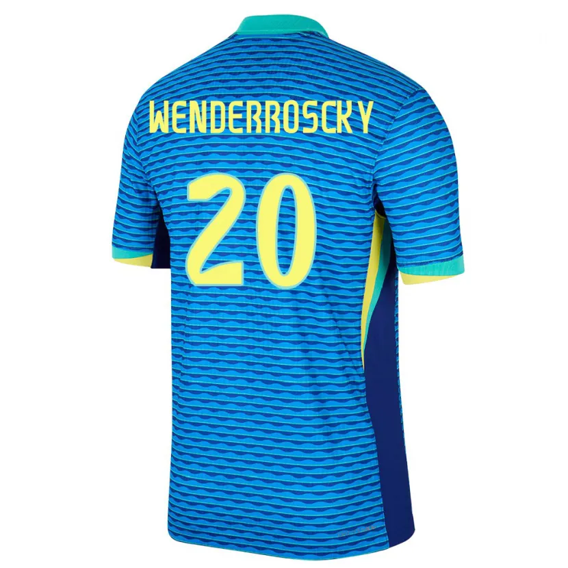 Danxen Damen Brasilien Arthur Wenderroscky #20 Blau Auswärtstrikot Trikot 24-26 T-Shirt Schweiz