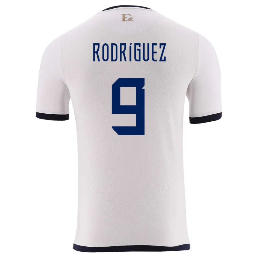 Danxen Damen Ecuador Ingrid Rodriguez #9 Weiß Auswärtstrikot Trikot 24-26 T-Shirt Schweiz