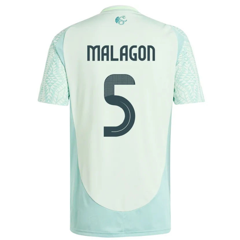 Danxen Damen Mexiko Luis Malagon #5 Leinengrün Auswärtstrikot Trikot 24-26 T-Shirt Schweiz