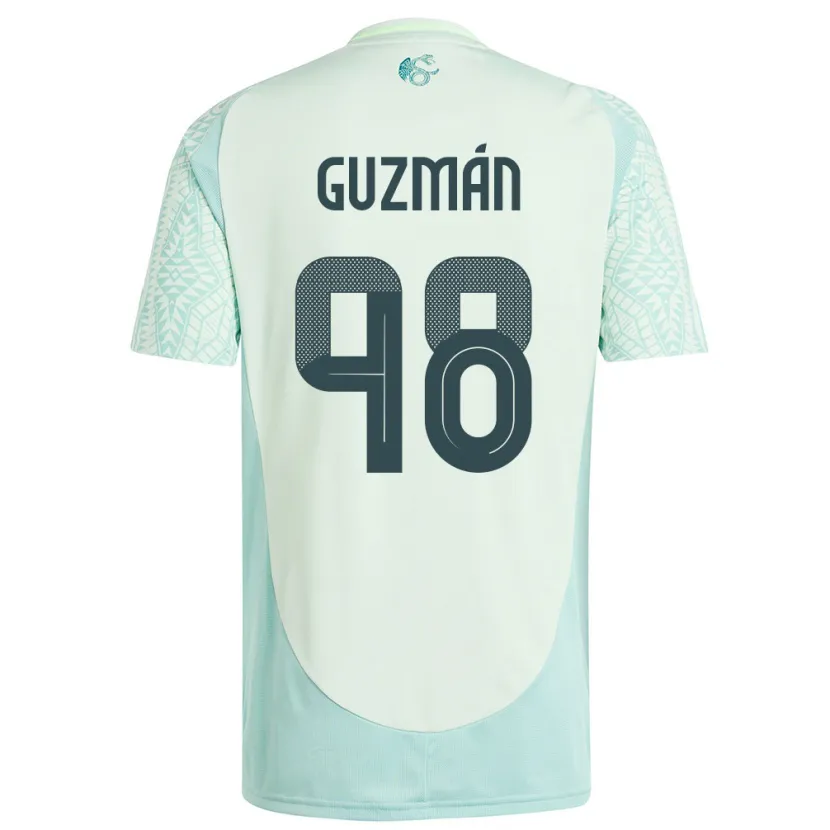 Danxen Damen Mexiko Kinberly Guzman #98 Leinengrün Auswärtstrikot Trikot 24-26 T-Shirt Schweiz