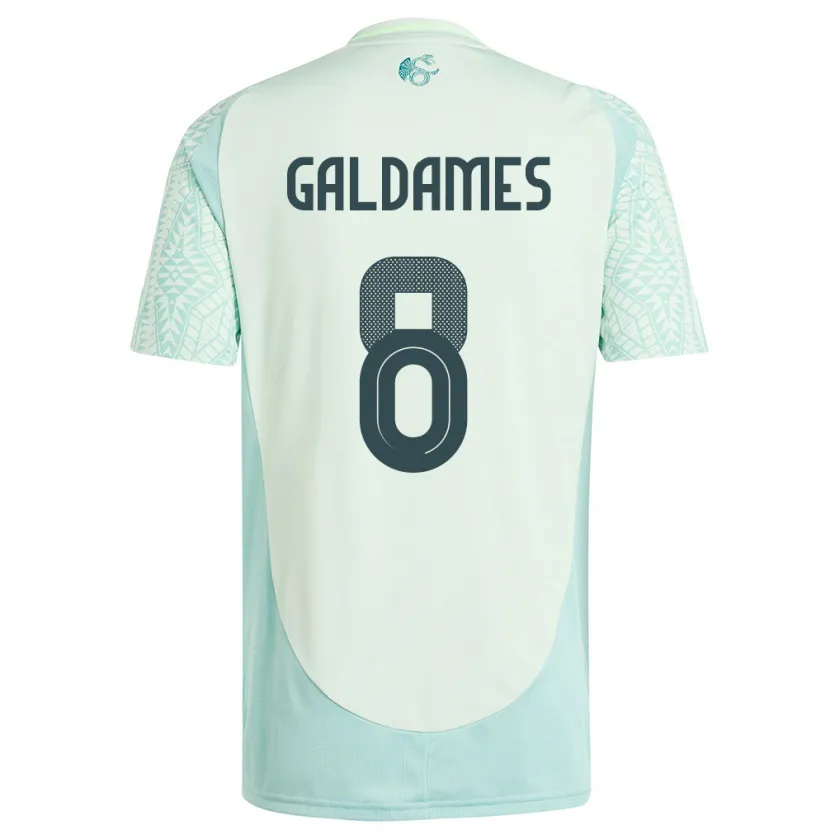 Danxen Damen Mexiko Benjamin Galdames #8 Leinengrün Auswärtstrikot Trikot 24-26 T-Shirt Schweiz