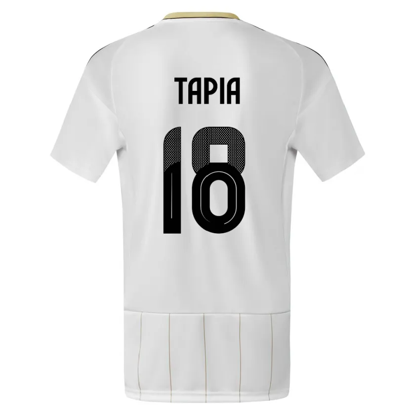 Danxen Damen Costa Rica Priscilla Tapia #18 Weiß Auswärtstrikot Trikot 24-26 T-Shirt Schweiz