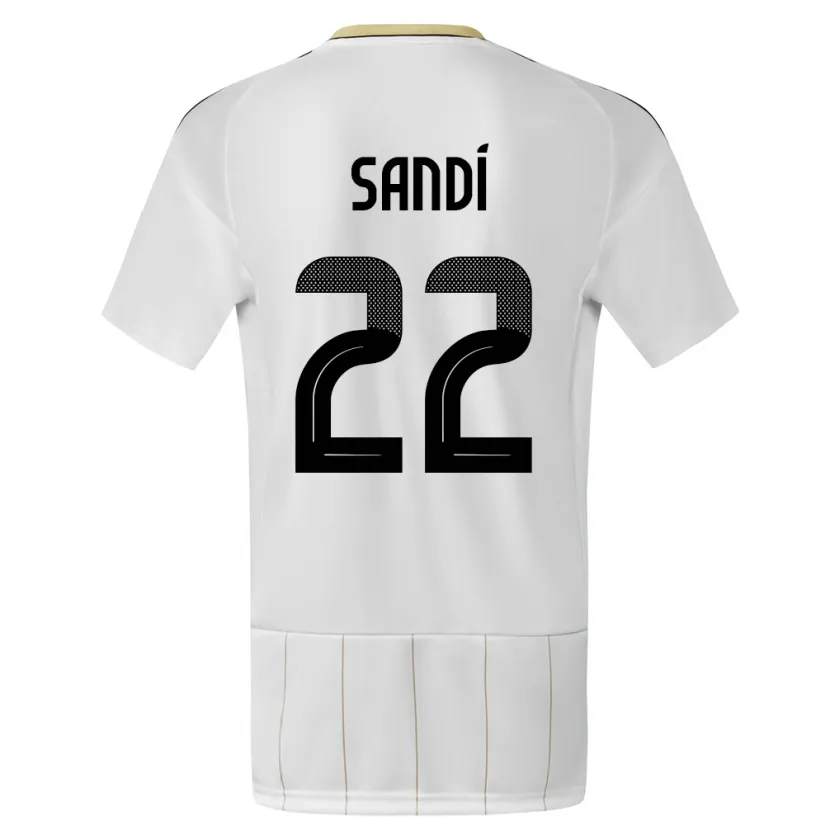 Danxen Damen Costa Rica Cristel Sandi #22 Weiß Auswärtstrikot Trikot 24-26 T-Shirt Schweiz