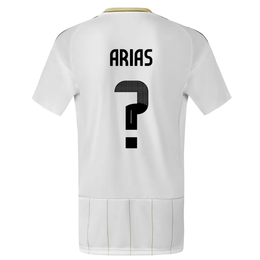 Danxen Damen Costa Rica Jose Arias #0 Weiß Auswärtstrikot Trikot 24-26 T-Shirt Schweiz
