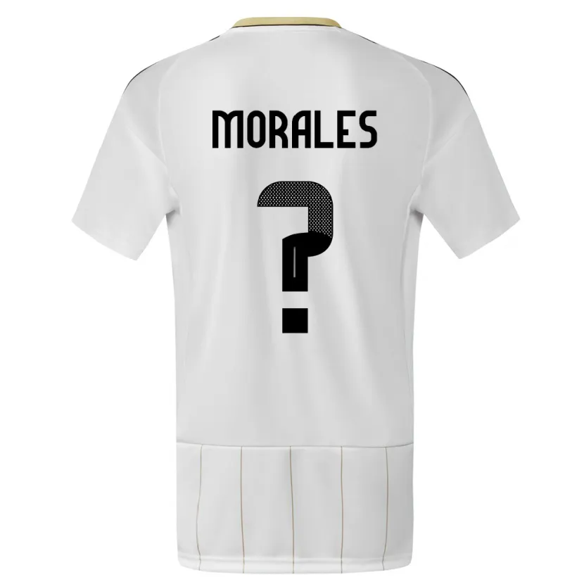 Danxen Damen Costa Rica Bryan Morales #0 Weiß Auswärtstrikot Trikot 24-26 T-Shirt Schweiz