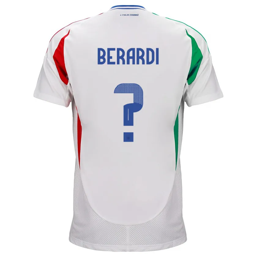 Danxen Damen Italien Domenico Berardi #0 Weiß Auswärtstrikot Trikot 24-26 T-Shirt Schweiz