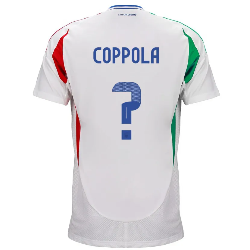 Danxen Damen Italien Diego Coppola #0 Weiß Auswärtstrikot Trikot 24-26 T-Shirt Schweiz
