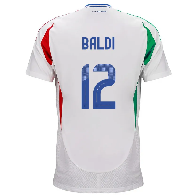 Danxen Damen Italien Rachele Baldi #12 Weiß Auswärtstrikot Trikot 24-26 T-Shirt Schweiz