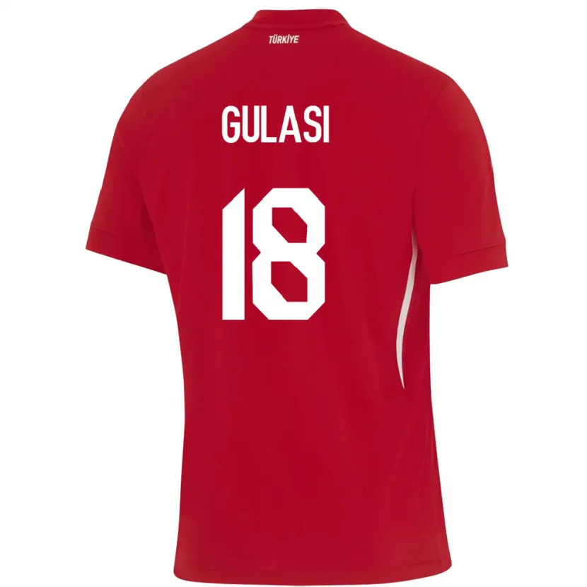 Danxen Damen Türkei Ayman Gulasi #18 Rot Auswärtstrikot Trikot 24-26 T-Shirt Schweiz