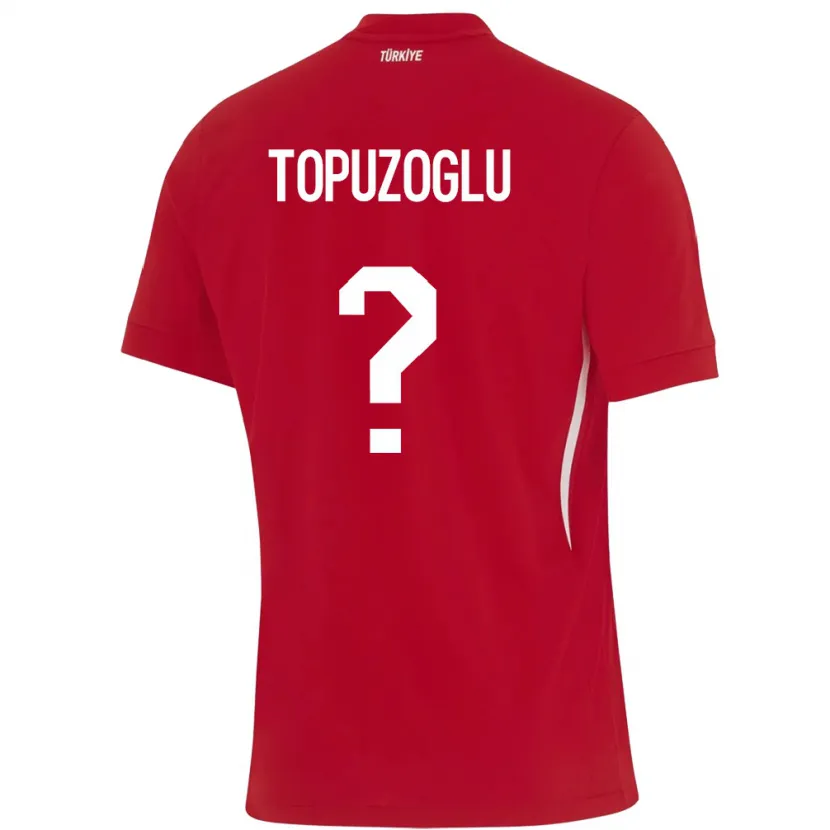 Danxen Damen Türkei Berna Topuzoğlu #0 Rot Auswärtstrikot Trikot 24-26 T-Shirt Schweiz