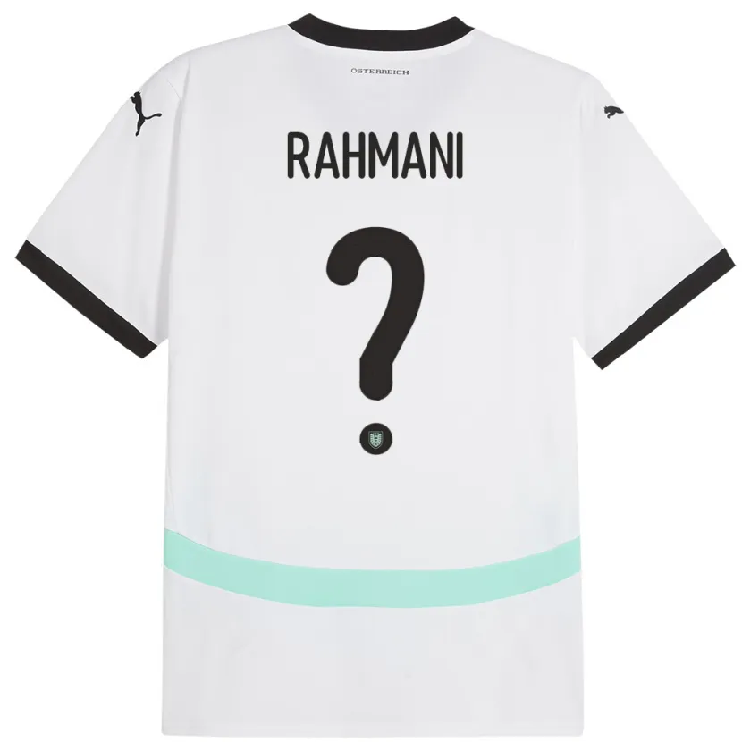 Danxen Damen Österreich Edvin Rahmani #0 Weiß Auswärtstrikot Trikot 24-26 T-Shirt Schweiz