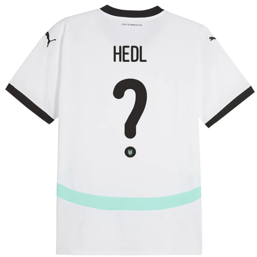 Danxen Damen Österreich Philip Hedl #0 Weiß Auswärtstrikot Trikot 24-26 T-Shirt Schweiz