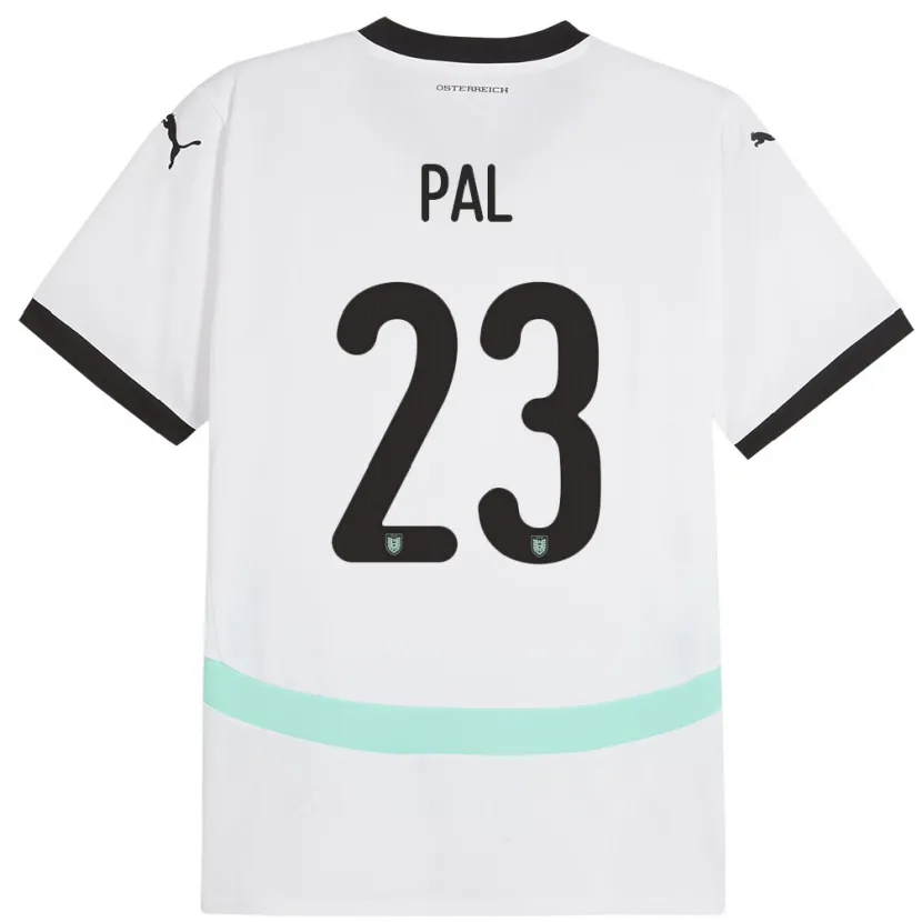 Danxen Damen Österreich Jasmin Pal #23 Weiß Auswärtstrikot Trikot 24-26 T-Shirt Schweiz