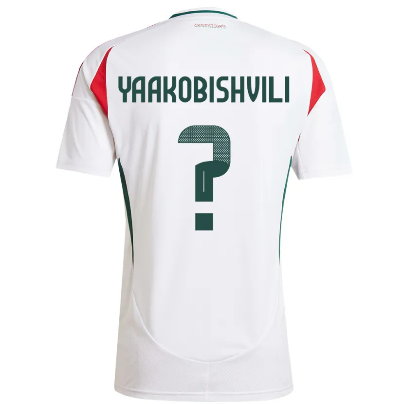 Danxen Damen Ungarn Antal Yaakobishvili #0 Weiß Auswärtstrikot Trikot 24-26 T-Shirt Schweiz
