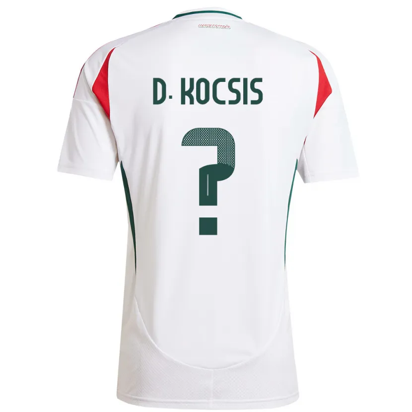 Danxen Damen Ungarn Dominik Kocsis #0 Weiß Auswärtstrikot Trikot 24-26 T-Shirt Schweiz