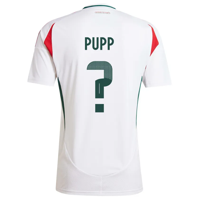 Danxen Damen Ungarn Zétény Pupp #0 Weiß Auswärtstrikot Trikot 24-26 T-Shirt Schweiz