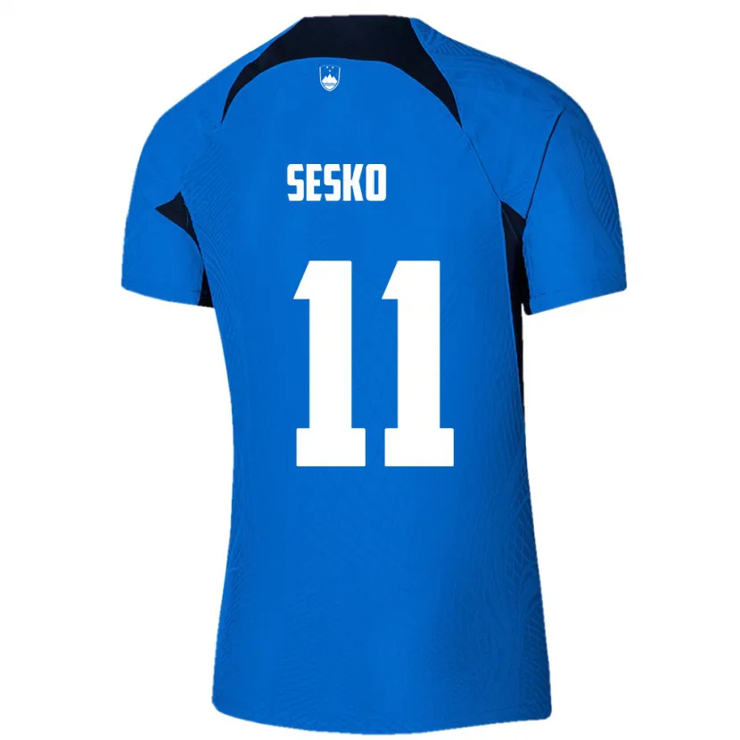 Danxen Damen Slowenien Benjamin Sesko #11 Blau Auswärtstrikot Trikot 24-26 T-Shirt Schweiz