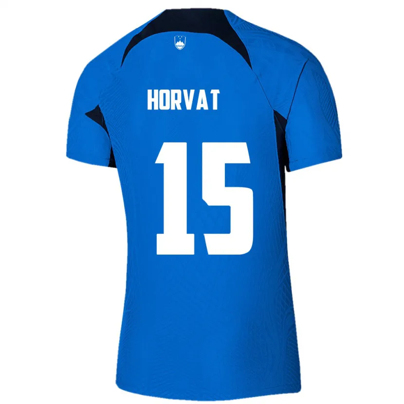 Danxen Damen Slowenien Tomi Horvat #15 Blau Auswärtstrikot Trikot 24-26 T-Shirt Schweiz
