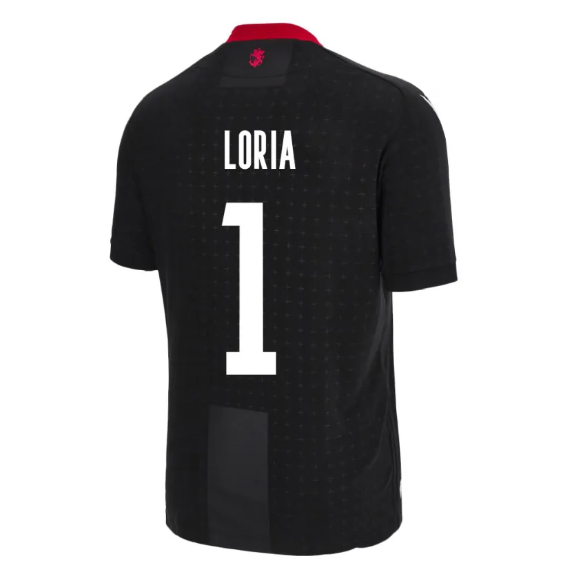 Danxen Damen Georgien Giorgi Loria #1 Schwarz Auswärtstrikot Trikot 24-26 T-Shirt Schweiz