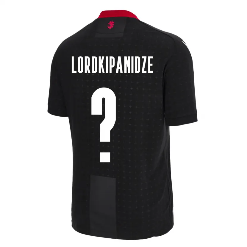 Danxen Damen Georgien Dachi Lordkipanidze #0 Schwarz Auswärtstrikot Trikot 24-26 T-Shirt Schweiz