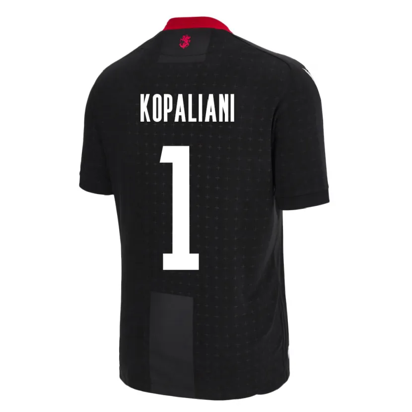 Danxen Damen Georgien Soso Kopaliani #1 Schwarz Auswärtstrikot Trikot 24-26 T-Shirt Schweiz